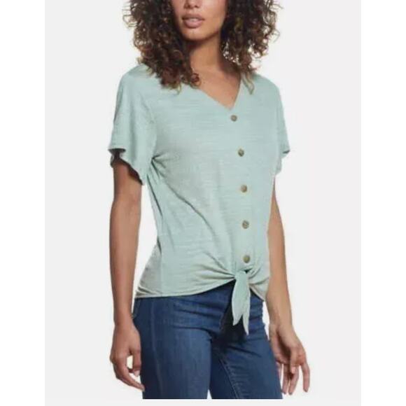 Weatherproof Vintage | Women's Tie Front Top | Small - Picture 4 of 6